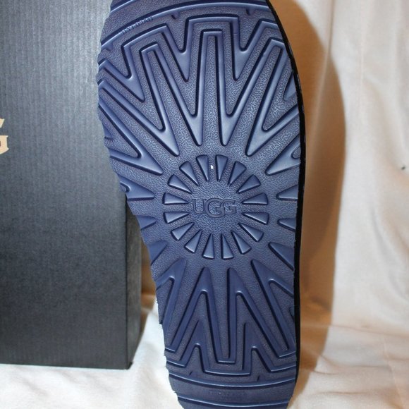 NIB‎ UGG MEN\'S NEUMEL SUEDE SHEARLING LINED CHUKKA WINTER BOOTS NAVY BLUE main image 5